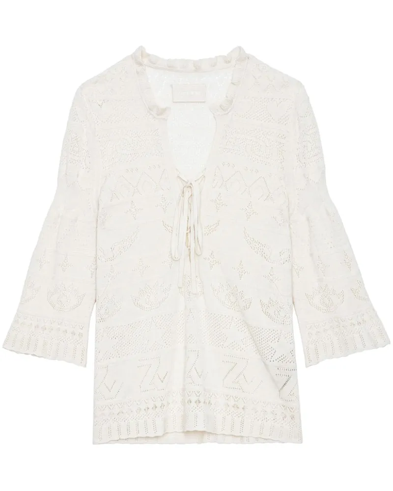 Zadig & Voltaire Taho Oberteil - Weiß Weiß