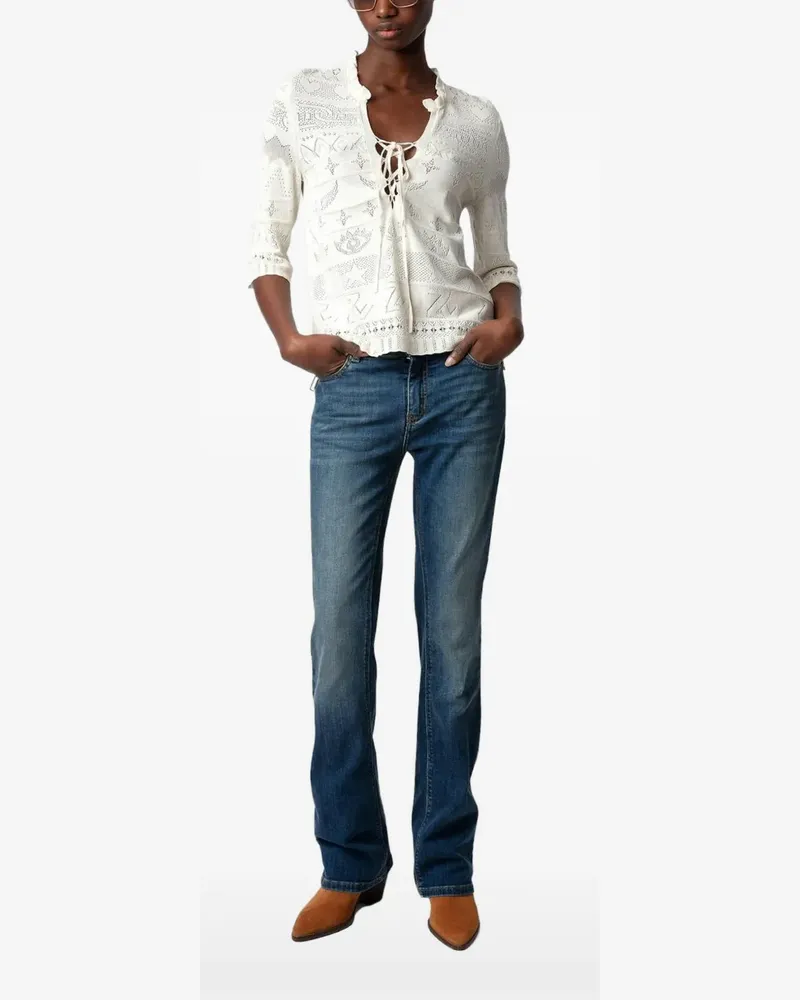 Zadig & Voltaire Taho Oberteil - Weiß Weiß