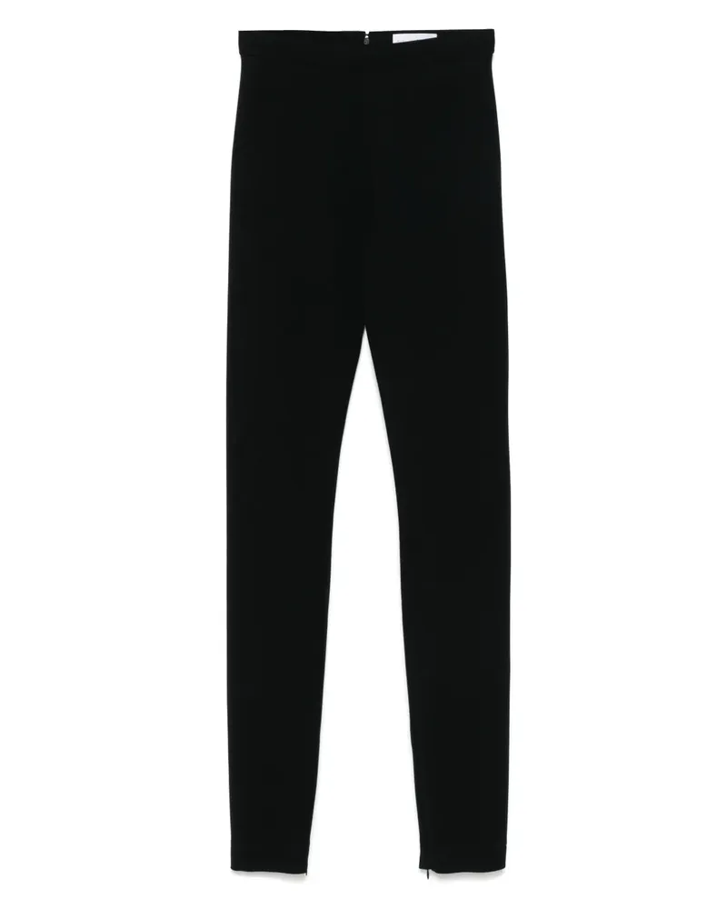 Stella McCartney Hose mit hohem Bund - Schwarz Schwarz