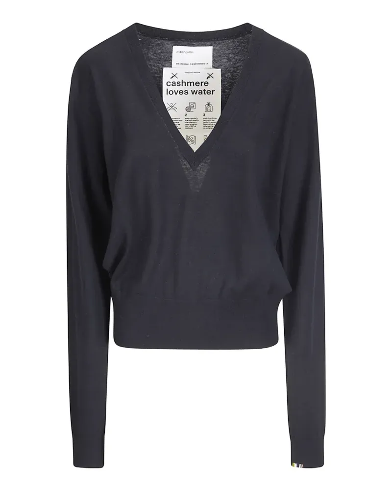 extreme cashmere Nº467 Collin top - Schwarz Schwarz