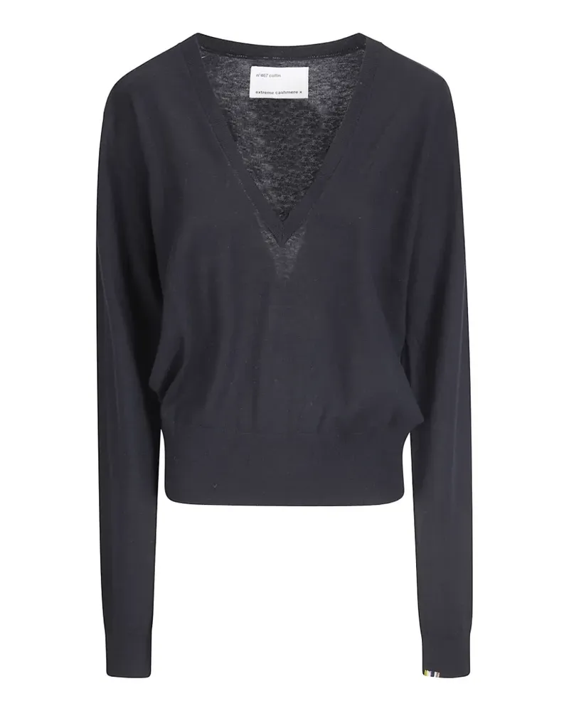 extreme cashmere Nº467 Collin top - Schwarz Schwarz