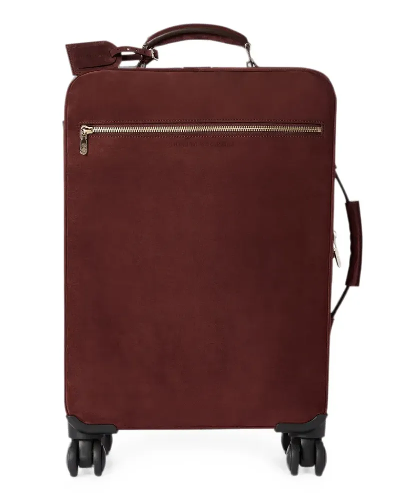 Brunello Cucinelli Koffer aus Wildleder - Rot Rot