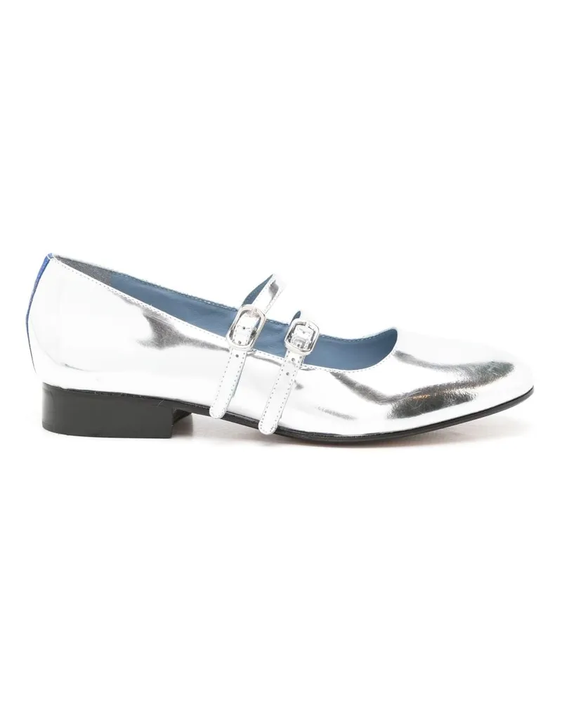 Blue Bird Ballerinas mit metallischem Finish - Silber Silber