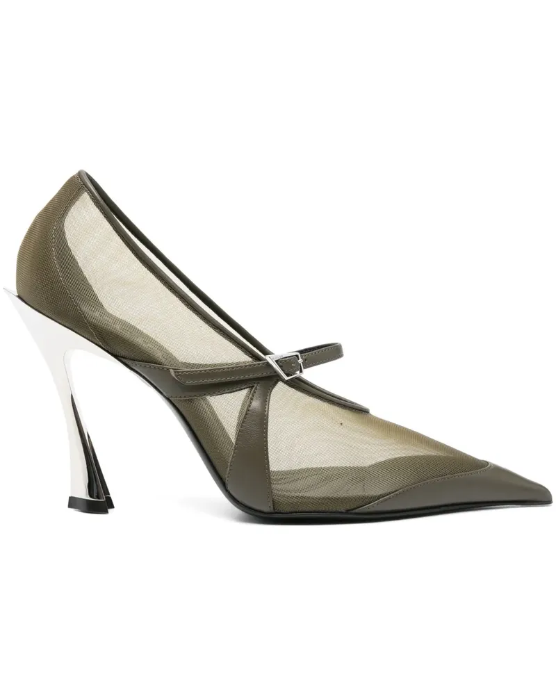 Thierry Mugler Pumps 100mm - Grün Grün