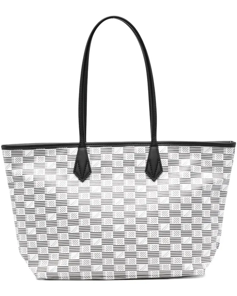 Moreau Paris printed tote bag - Weiß Weiß