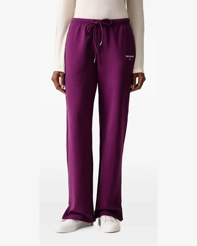 Trussardi Hose mit Kordelzug - Violett Violett