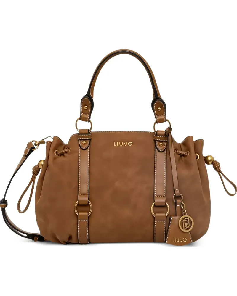 Liu Jo Satchel-Tasche mit Kordelzug - Braun Braun