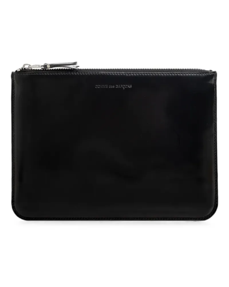 Comme des Garçons Portemonnaie mit Logo-Print - Schwarz Schwarz
