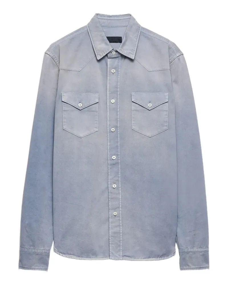 Prada chest-pockets shirt - Blau Blau