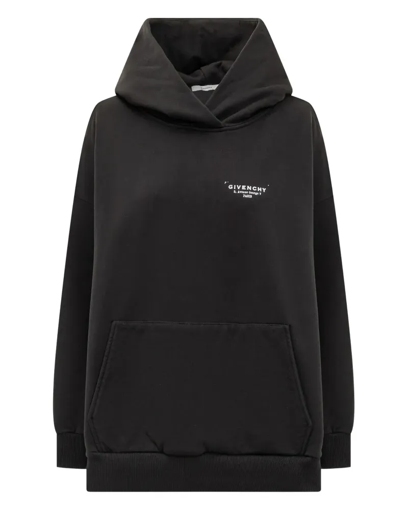 Givenchy Hoodie mit Logo-Print - Schwarz Schwarz