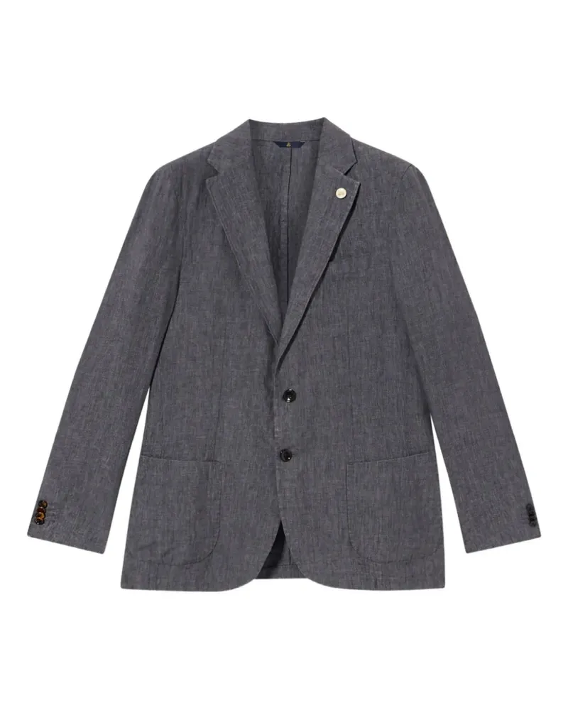 Brooks Brothers Einreihiges Leinensakko - Grau Grau