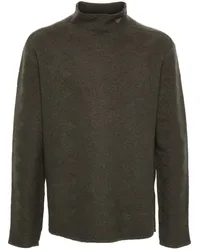 Emporio Armani Pullover mit Logo-Stickerei Grün