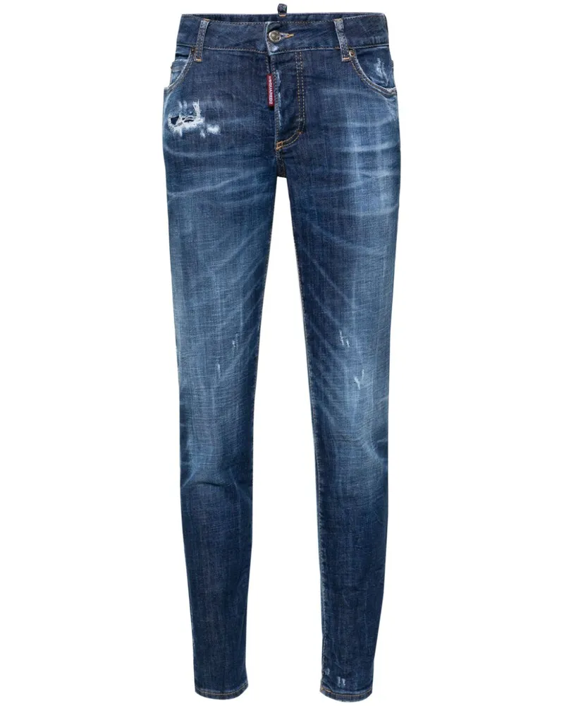 Dsquared2 Tief sitzende Skinny-Jeans - Blau Blau