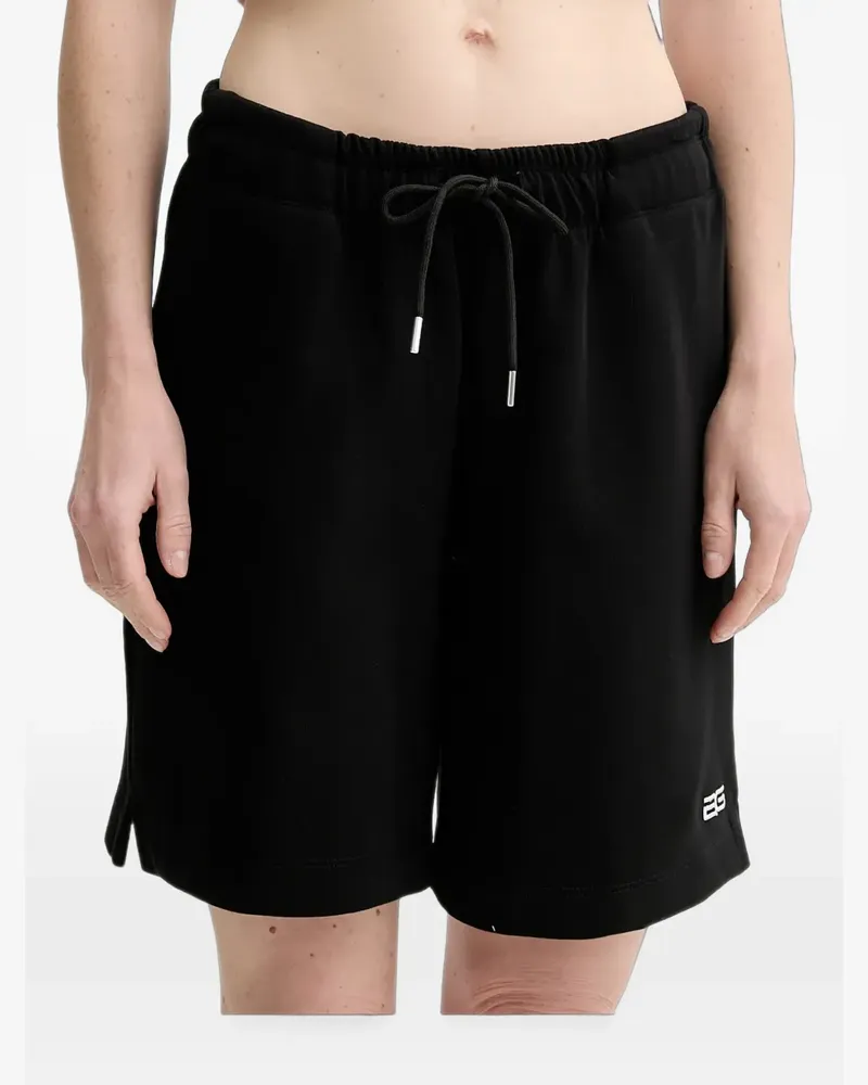 Gestuz GZimina drawstring logo track shorts - Schwarz Schwarz