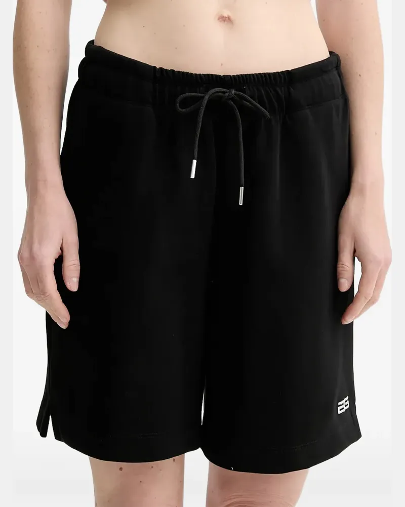 Gestuz GZimina drawstring logo track shorts - Schwarz Schwarz