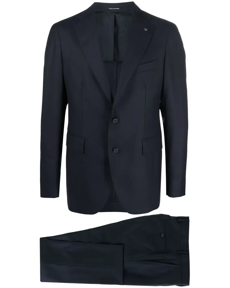 Tagliatore Einreihiger Anzug - Blau Blau