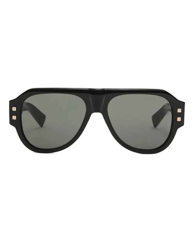 Balmain Getönte Pilotenbrille - Schwarz Schwarz