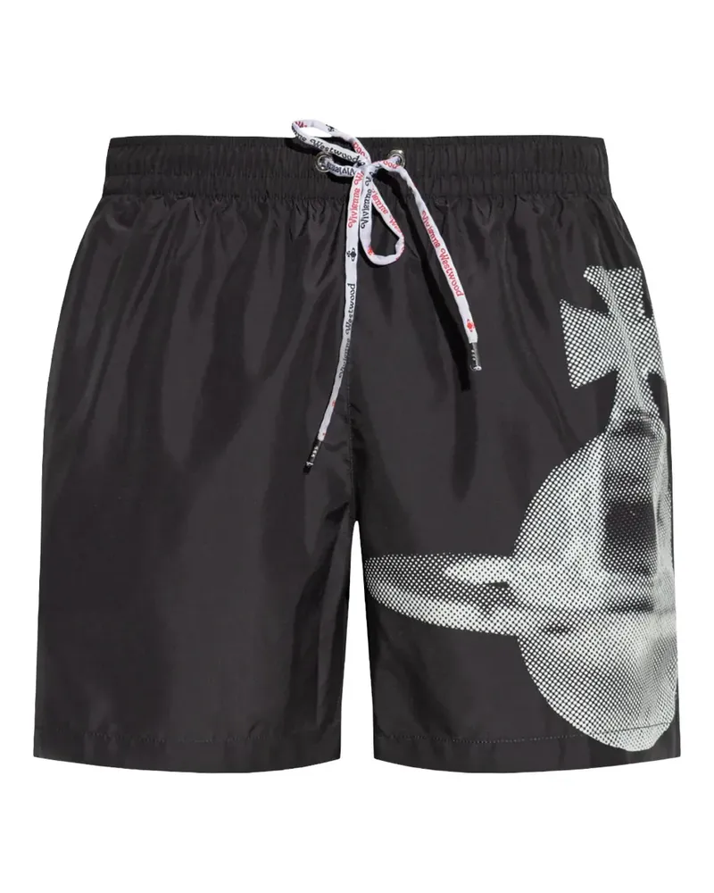 Vivienne Westwood Pixel Orb Badeshorts - Schwarz Schwarz