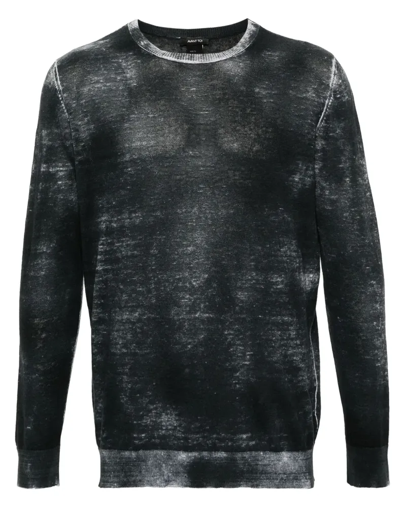 Avant Toi Fein gestrickter Pullover - Grau Grau