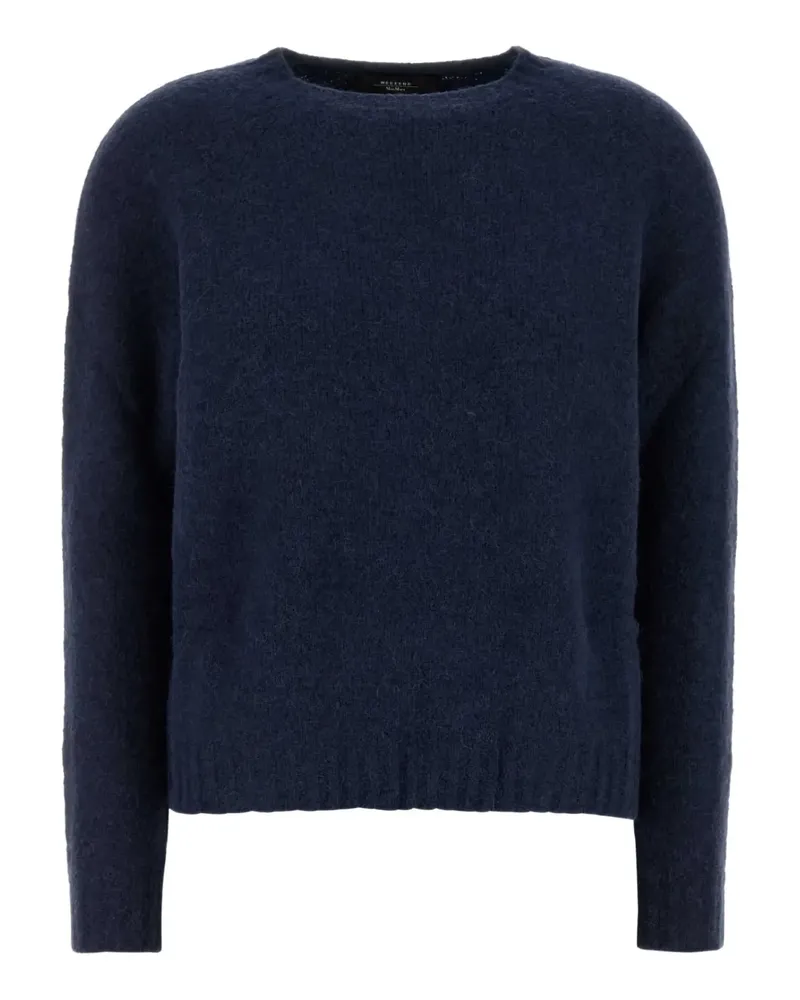 Max Mara Pullover mit Rundhalsausschnitt - Blau Blau