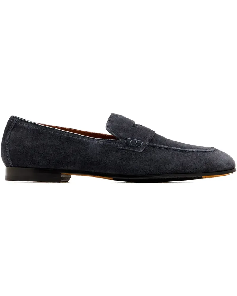 Doucal´s Loafer aus Wildleder - Blau Blau