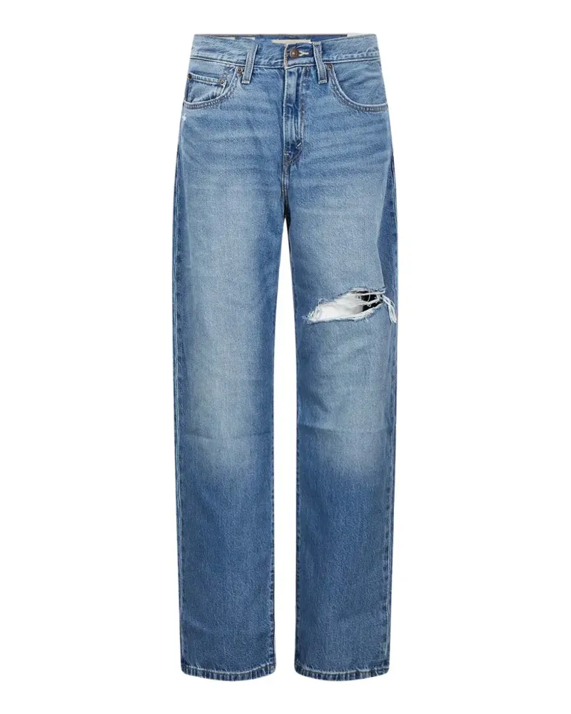 Levi's Gerade Jeans im Distressed-Look - Blau Blau