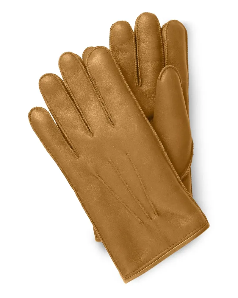 Parajumpers Handschuhe aus Leder - Gelb Gelb