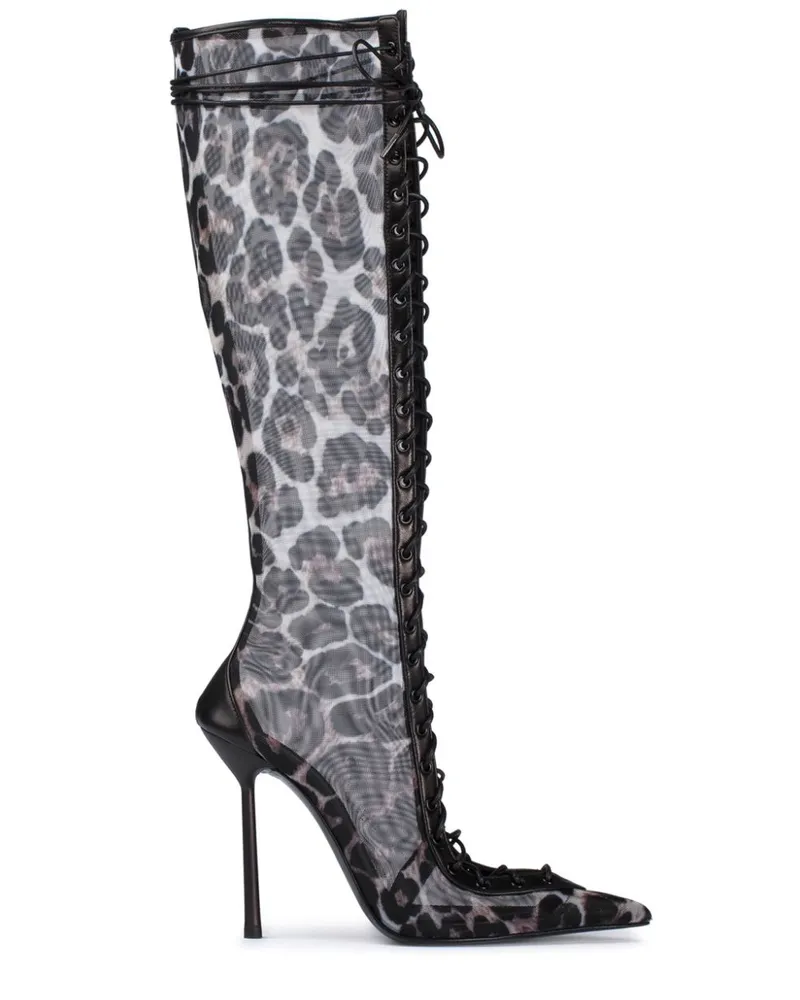Le Silla Colette Stiefel 120mm - Schwarz Schwarz