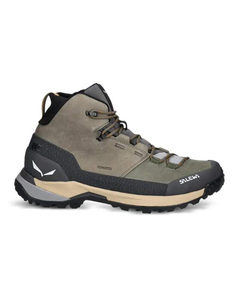 Salewa lace-up high-top boots - Grün Grün