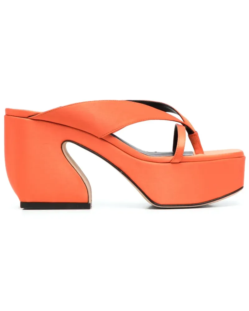 Sergio Rossi Klassische Sandalen 95mm - Orange Orange