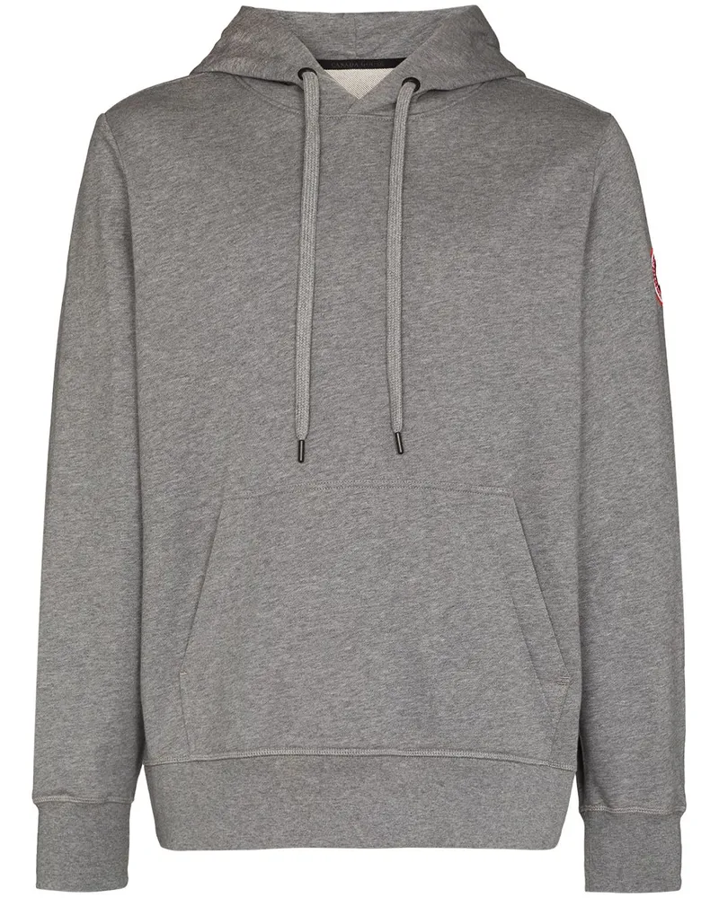 Canada Goose Melierter Hoodie mit Logo-Patch - Grau Grau