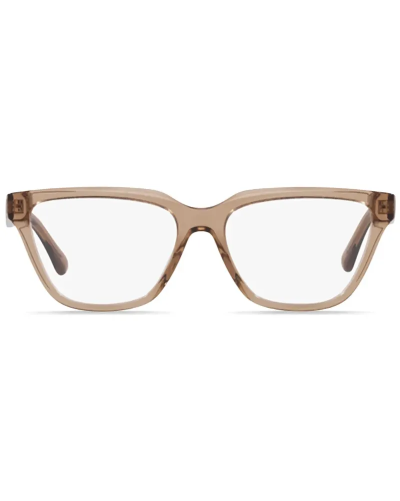 Emporio Armani Brille mit eckigem Gestell - Braun Braun