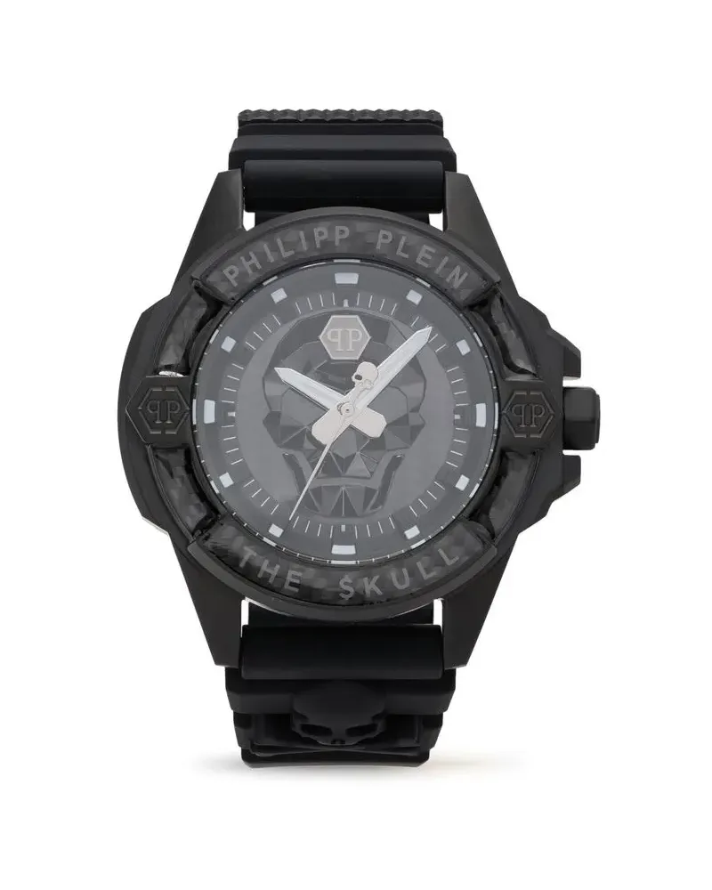 Philipp Plein The $kull Armbanduhr mit Quarzwerk 47mm - Schwarz Schwarz