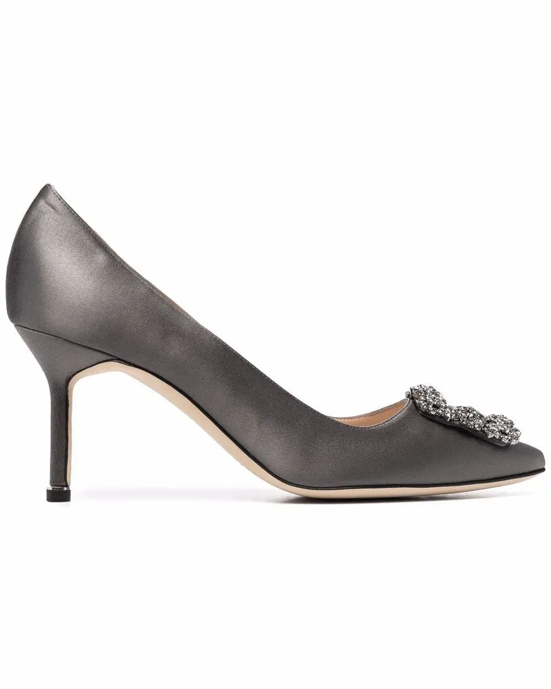 Manolo Blahnik Hangisi Pumps 80mm - Grau Grau