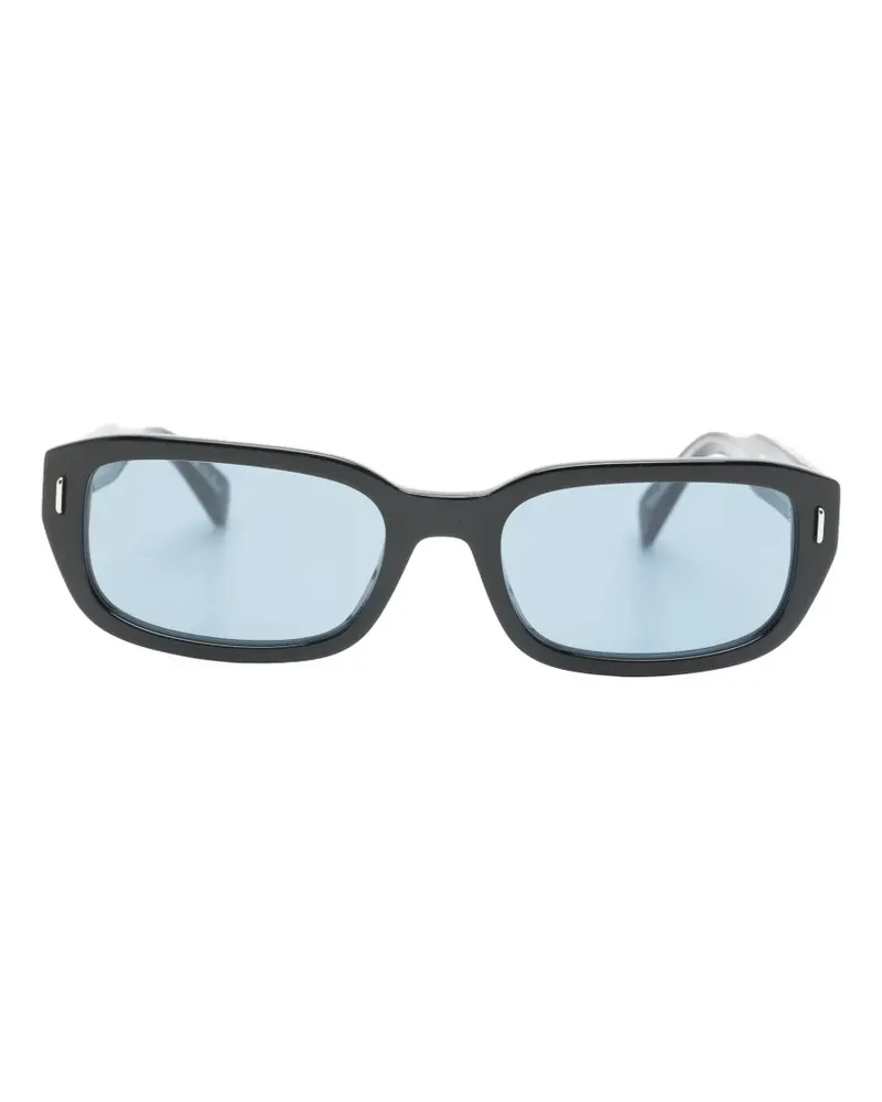 Moschino rectangle-frame sunglasses - Schwarz Schwarz