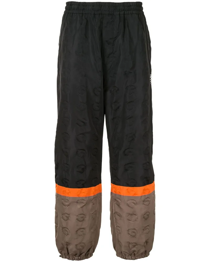Undercover Jogginghose in Colour-Block-Optik - Schwarz Schwarz