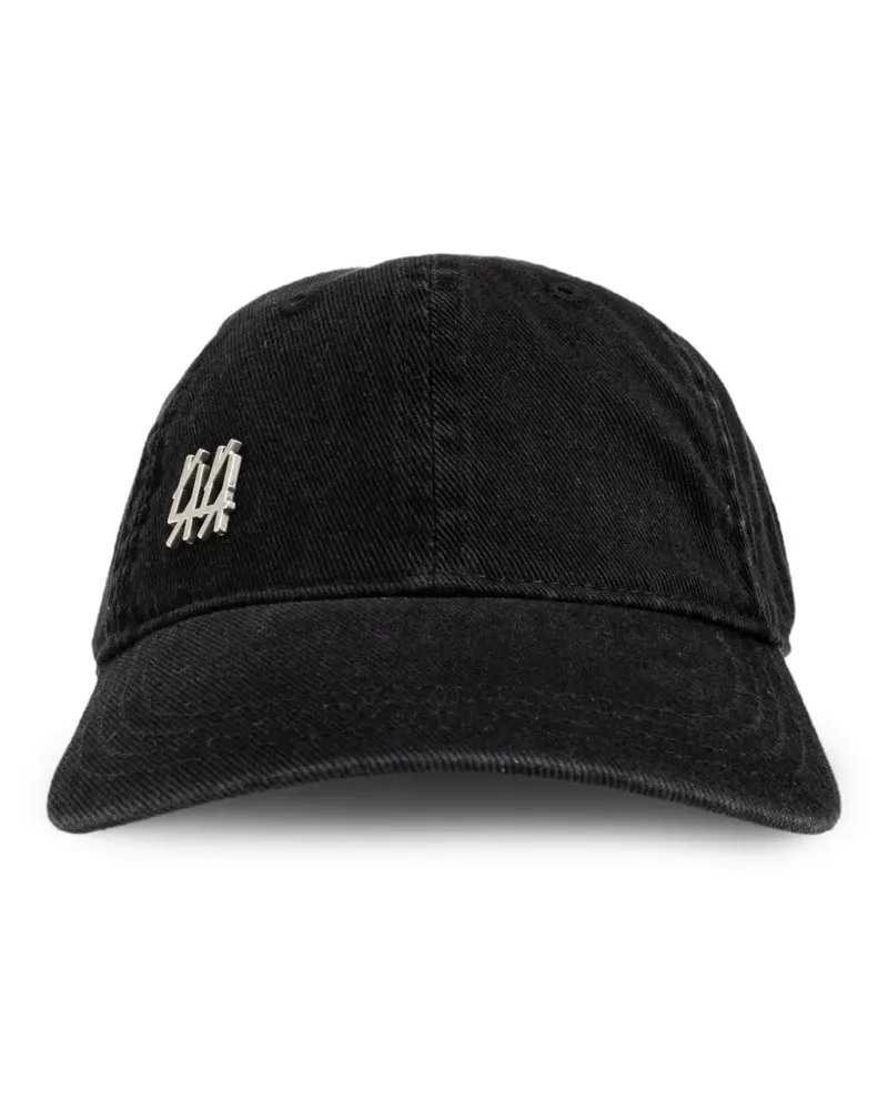 44 LABEL GROUP Rivet Baseballkappe mit Logo - Schwarz Schwarz