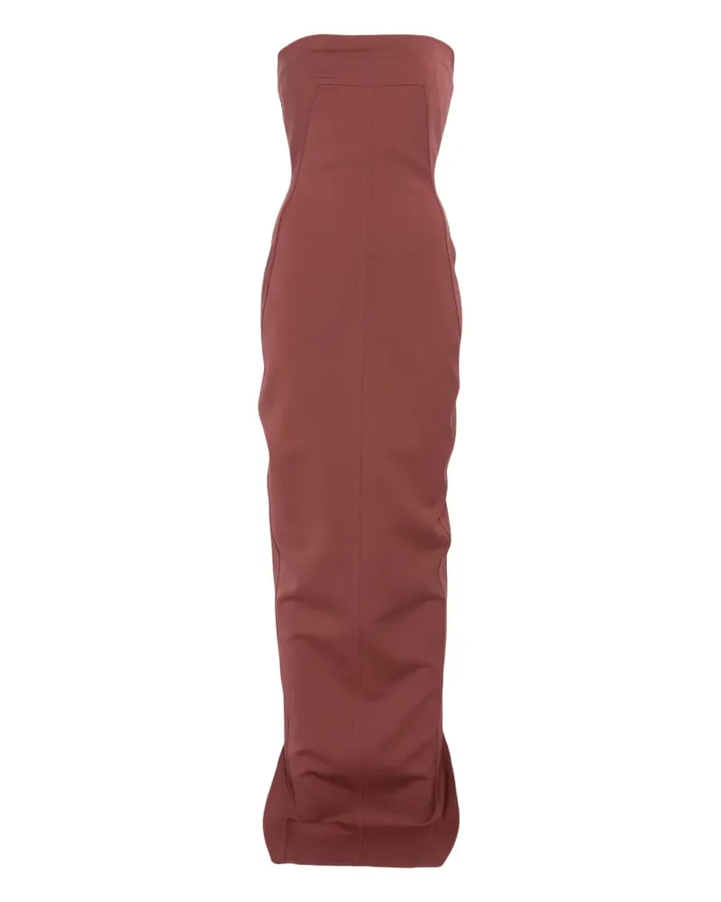 Rick Owens Bustier-Abendkleid - Braun Braun