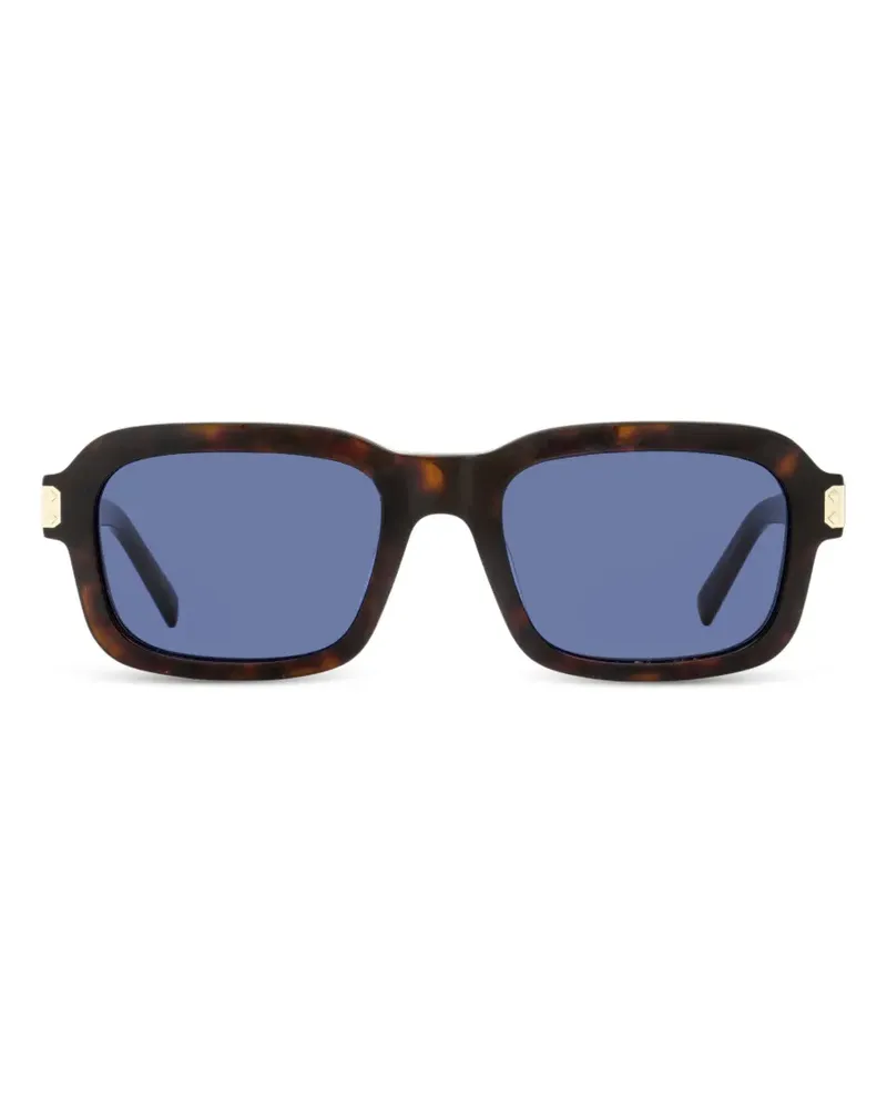 MCM Sonnenbrille mit eckigem Gestell - Braun Braun