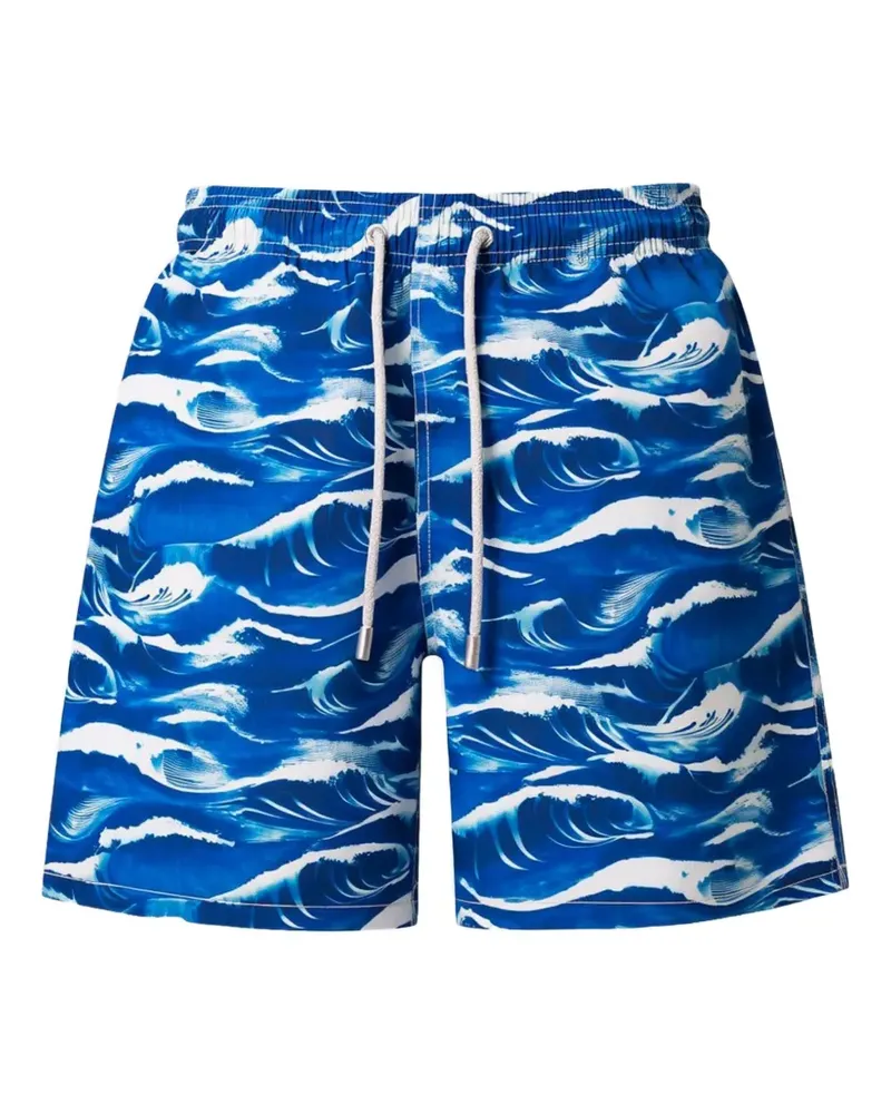 MC2 Saint Barth Gustavia Badeshorts mit Print - Blau Blau