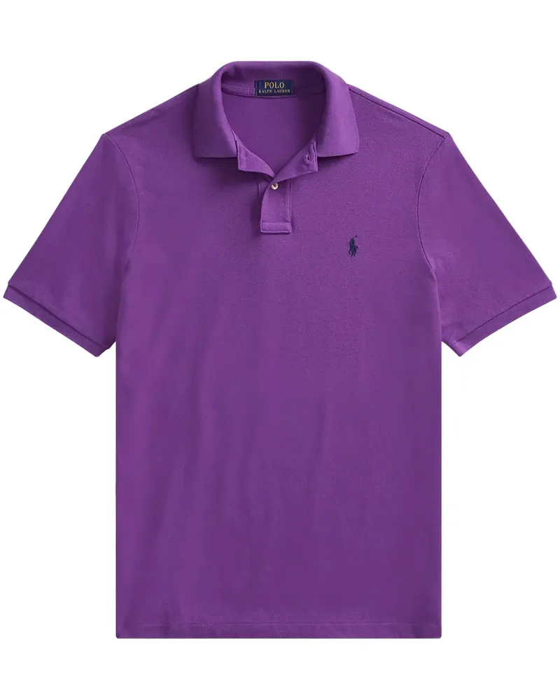 Ralph Lauren Poloshirt mit Polo Pony - Violett Violett