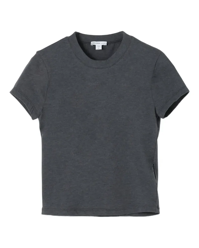 James Perse Cropped-T-Shirt - Grau Grau