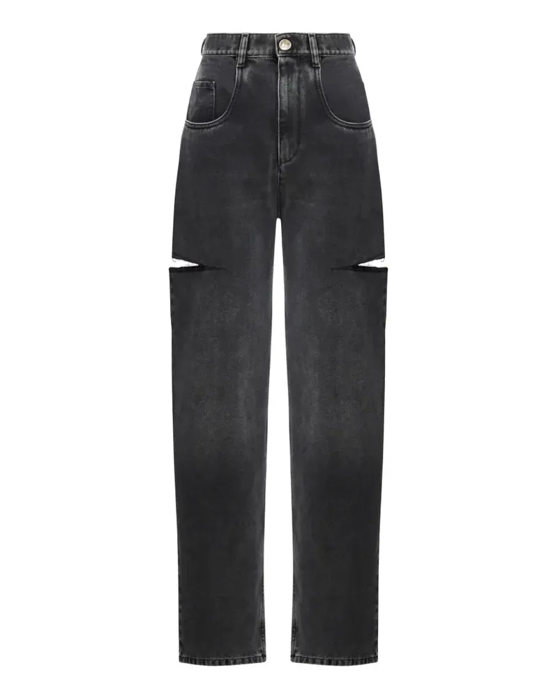 Maison Margiela Jeans mit Cut-Outs - Schwarz Schwarz