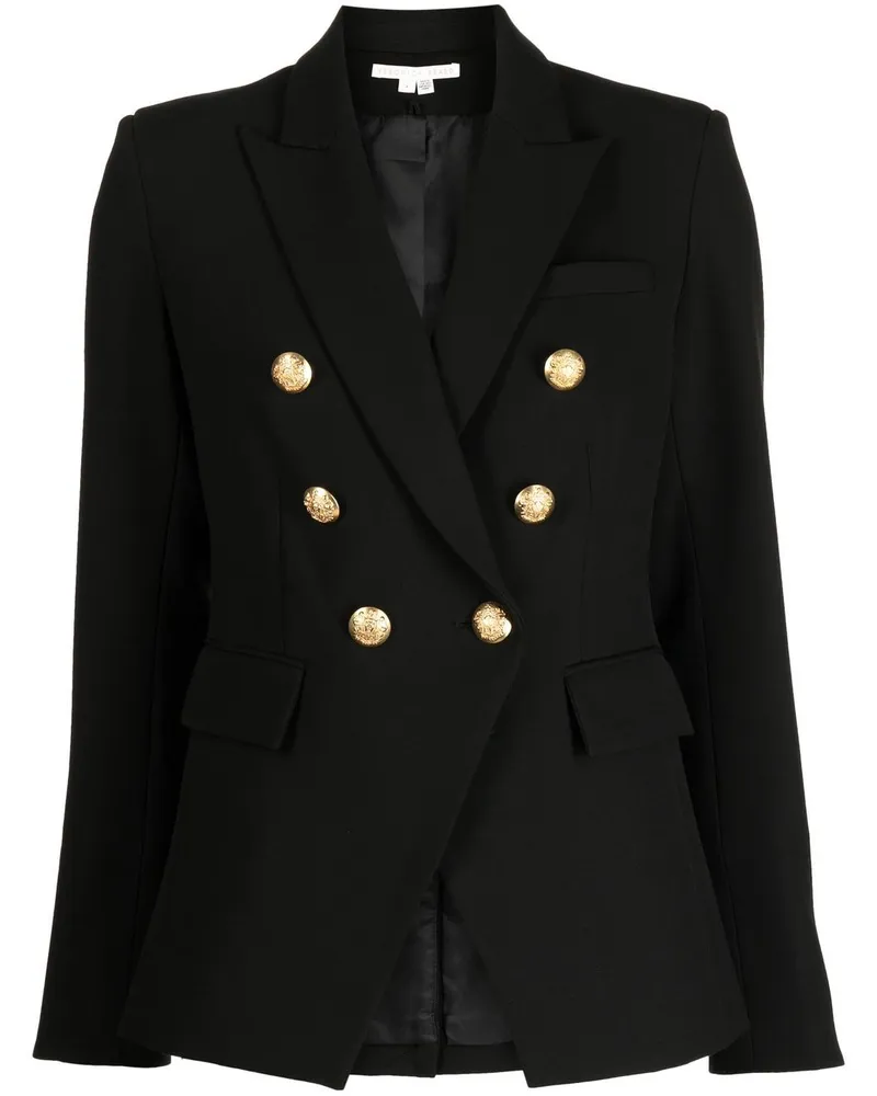 Veronica Beard Doppelreihiger Blazer - Schwarz Schwarz