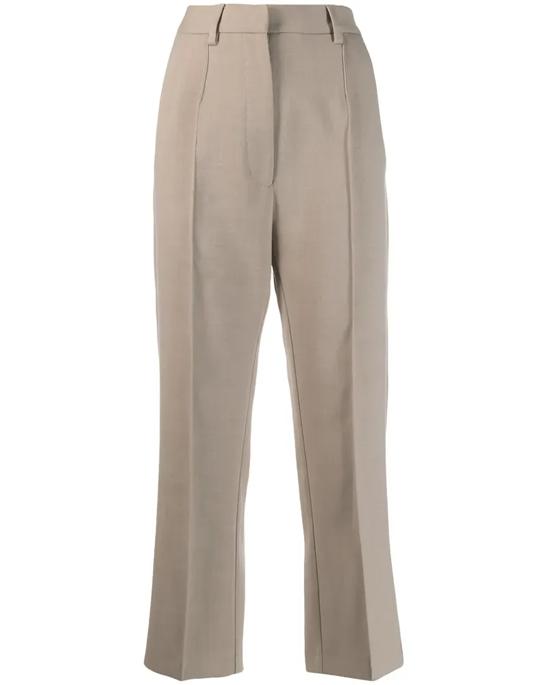 Maison Margiela Klassische Cropped-Hose - Nude Nude