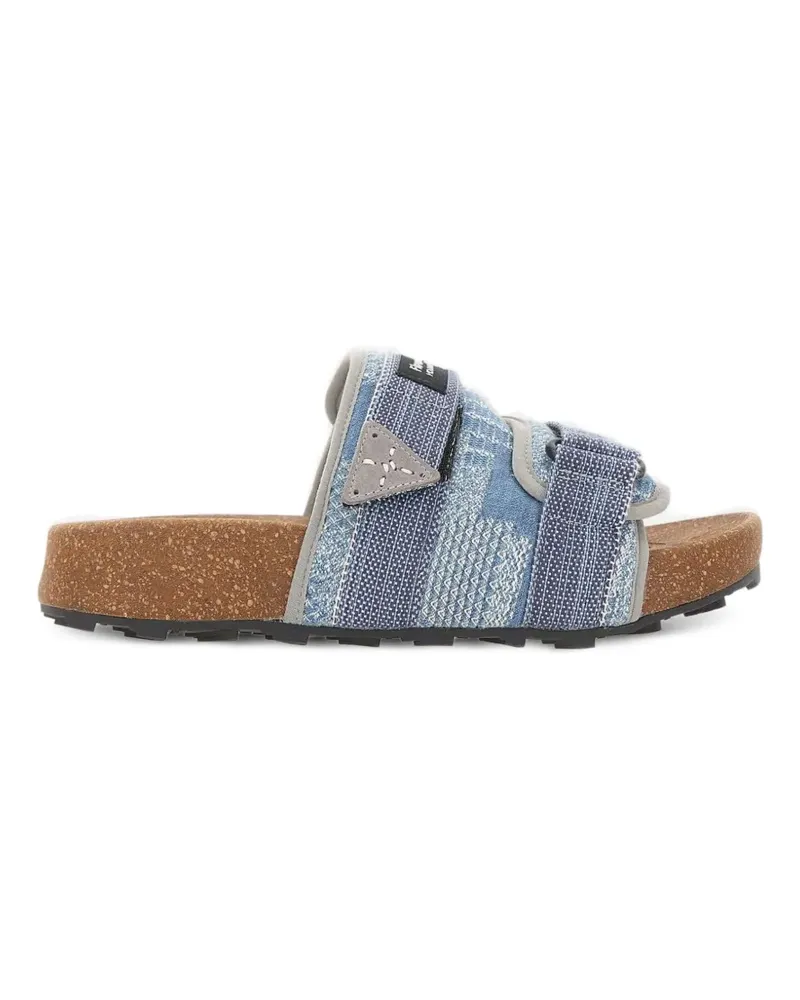 Flower MOUNTAIN Niwa jacquard flat sandals - Blau Blau
