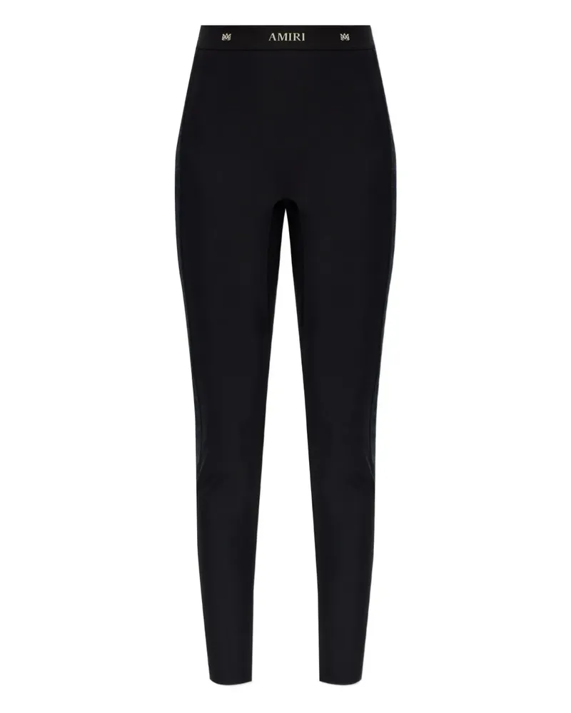 Amiri logo-waistband leggings - Schwarz Schwarz