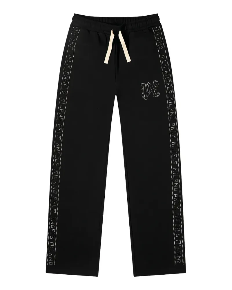 Palm Angels Hose mit Logo-Streifen - Schwarz Schwarz