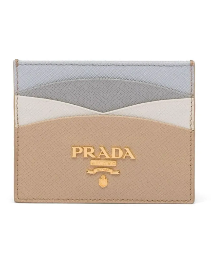Prada Saffiano Kartenetui - Nude Nude