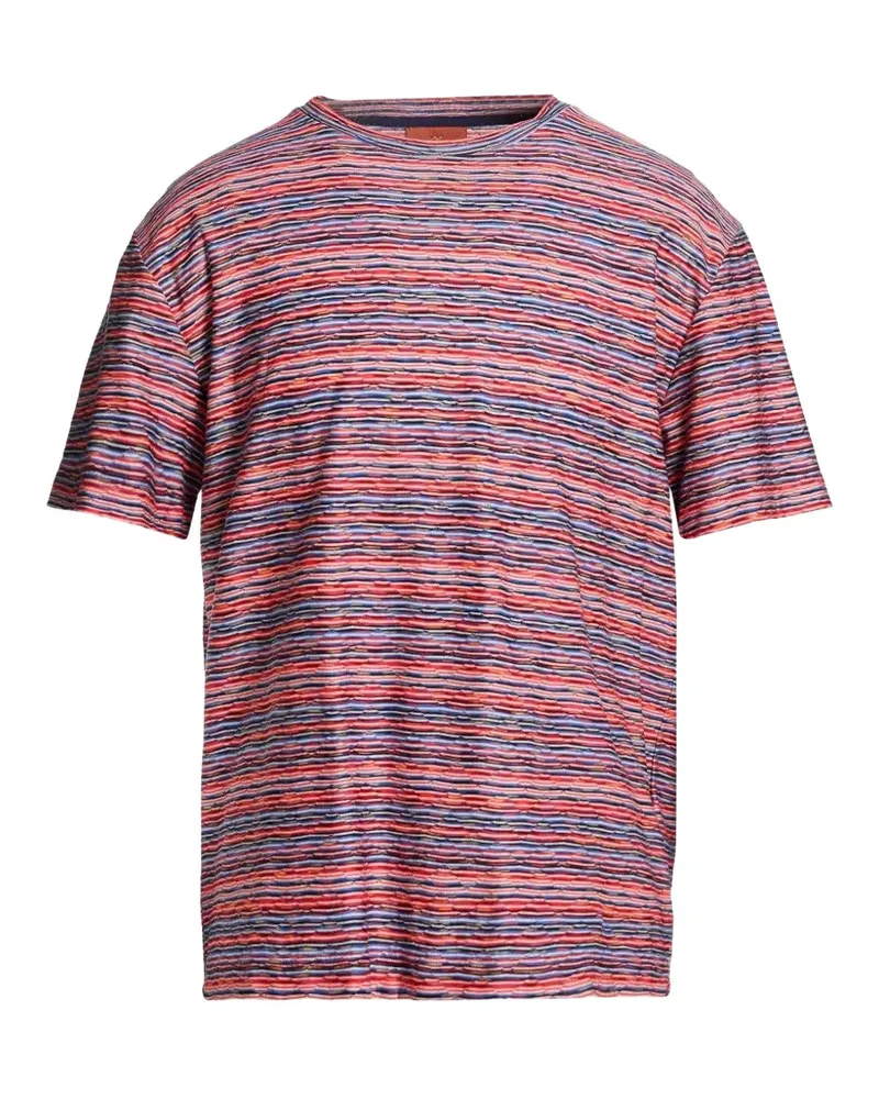 Missoni striped jersey T-shirt - Rot Rot